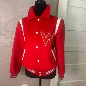 Red Wool Jacket by Wrangler